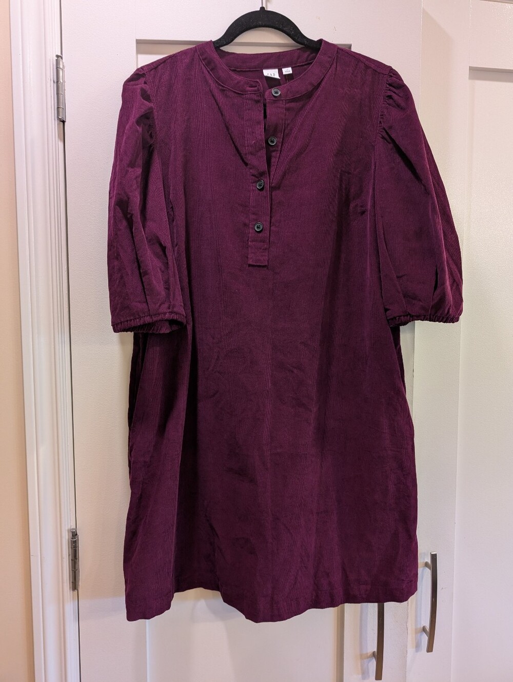 NWT GAP Corduroy Puff Sleeve Tunic/Dress,L